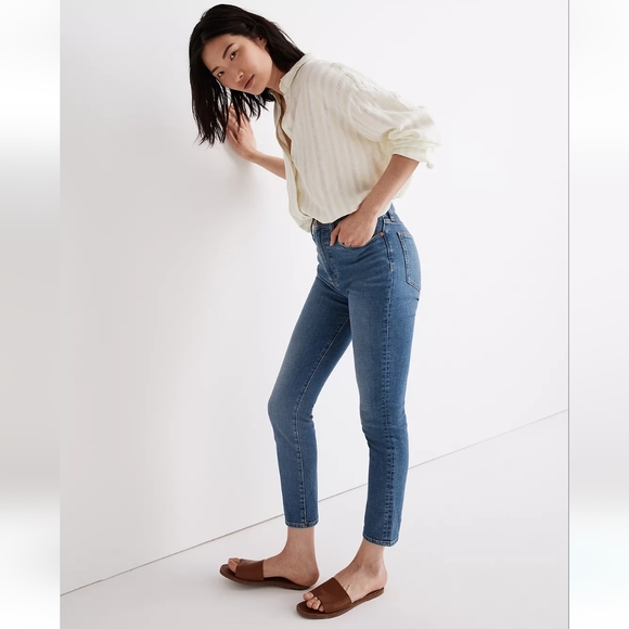 Madewell Denim - NWT Madewell Perfect Vintage Crop Jean in Sanford Wash